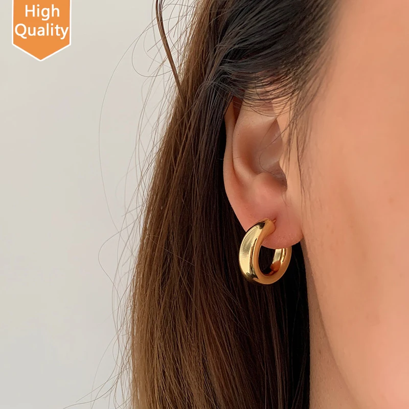 Hot Sale 18k Gold Plated Hoop Earring Stainless Steel Earring Endless Chic Earring Wholesale, Golden
Hot Sale 18k Gold Plated Hoop Earring Stainless Steel Earring Endless Chic Earring Wholesale, Golden