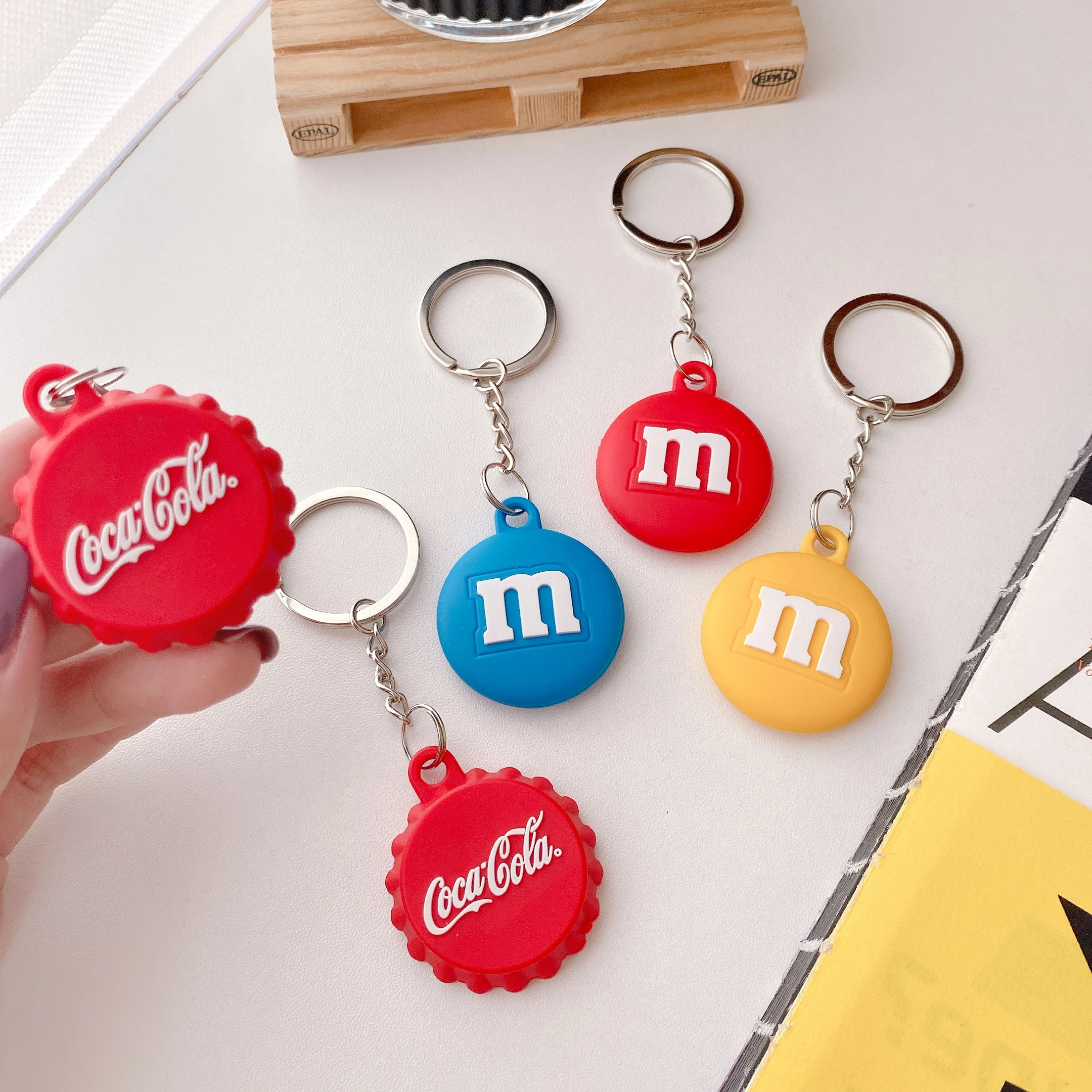 Cute Cartoon Chocolate Beans Designer Silicone Anti-lost Pet Keychain Locator Tracker Protective Cover Case For Apple Airtags, Multi colors
Cute Cartoon Chocolate Beans Designer Silicone Anti-lost Pet Keychain Locator Tracker Protective Cover Case For Apple Airtags, Multi colors