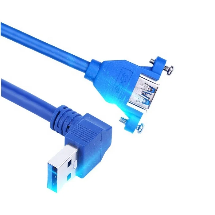 Charging USB 3.0 A Male 90 degree to USB 3.0 Female cable for Data Transfer and Charging 5Gbps USB 3.0 Cable
Charging USB 3.0 A Male 90 degree to USB 3.0 Female cable for Data Transfer and Charging 5Gbps USB 3.0 Cable