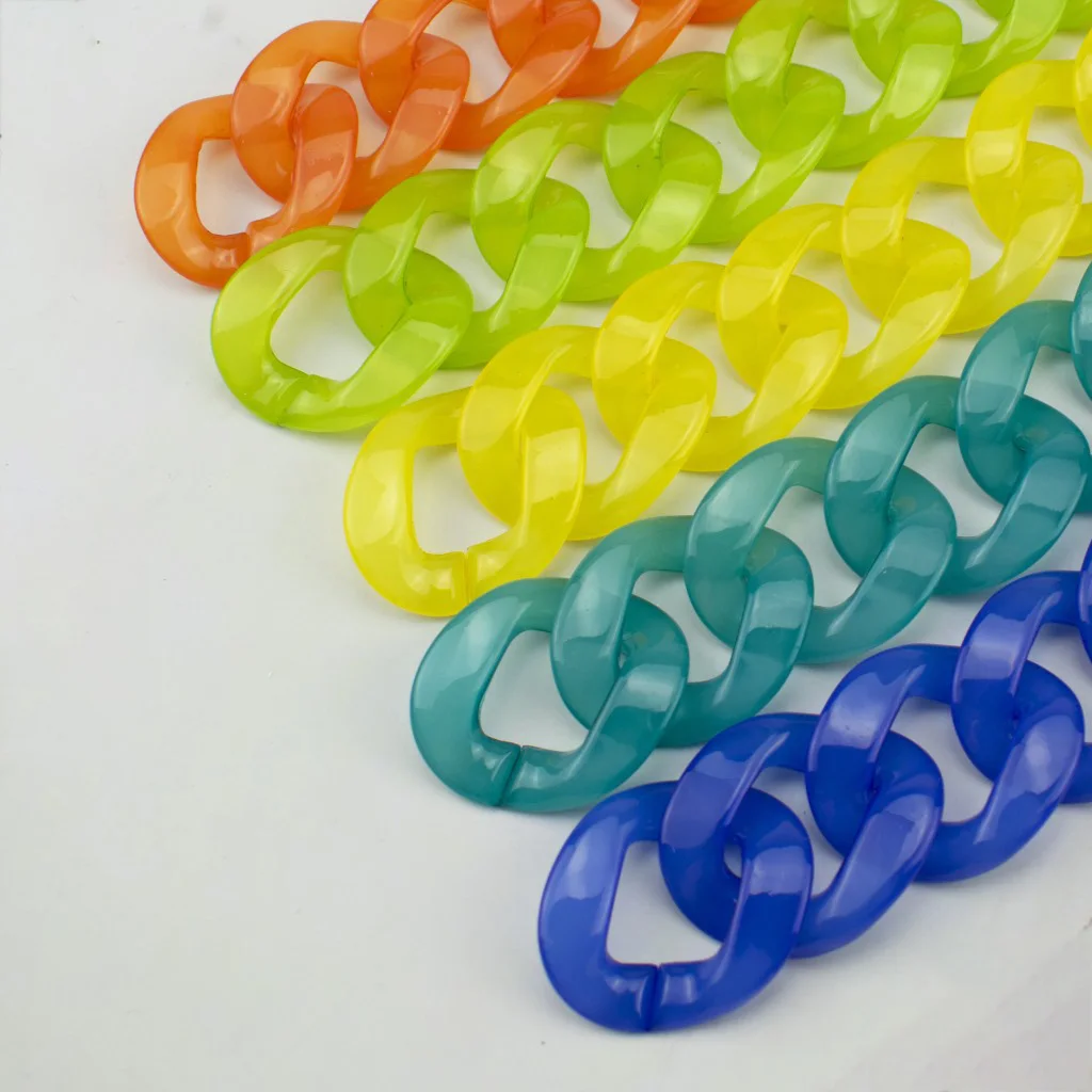 REWIN Jelly Bangle Acrylic Cuban Link Candy Resin Plastic Open Connection Chain Strap, 9 colors in stock
REWIN Jelly Bangle Acrylic Cuban Link Candy Resin Plastic Open Connection Chain Strap, 9 colors in stock
