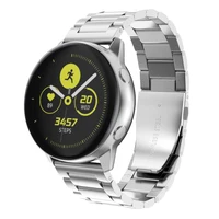 20mm Three Links Stainless Steel Watch Band Bracelet for Samsung Galaxy Watch Active 2
20mm Three Links Stainless Steel Watch Band Bracelet for Samsung Galaxy Watch Active 2