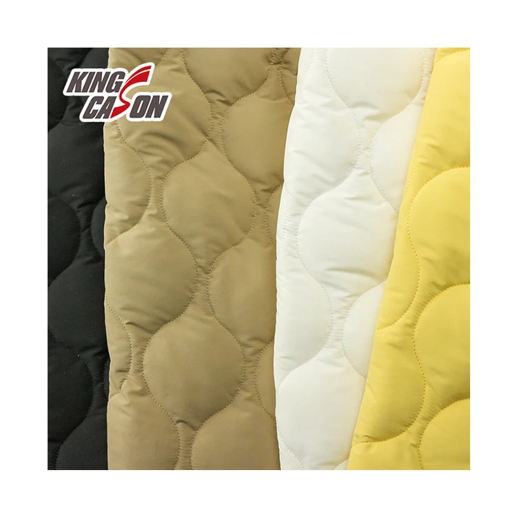 KINGCASON New Design 100 Percent Polyester Custom Color Wave Gourd Quilted Embroidered Fabric For Clothes/Bags
KINGCASON New Design 100 Percent Polyester Custom Color Wave Gourd Quilted Embroidered Fabric For Clothes/Bags