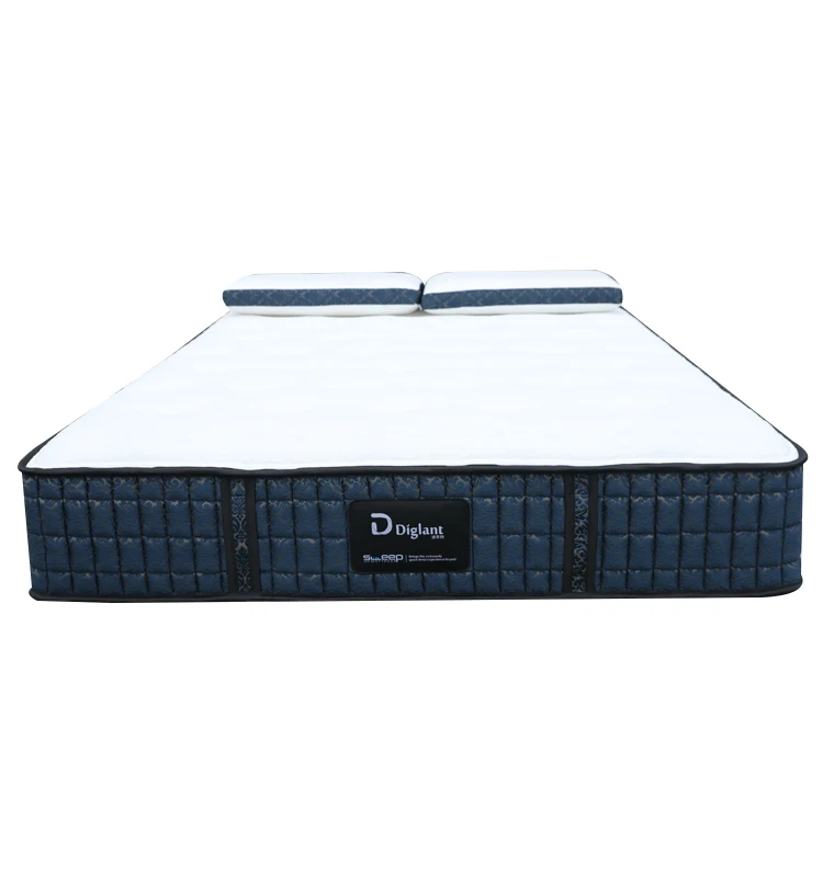 D37 Diglant 5 star bedroom inflatable pocket spring 12 inch queen king xxxn foam memory high quality latex hotel mattress - Jozy Mattress | Jozy.net