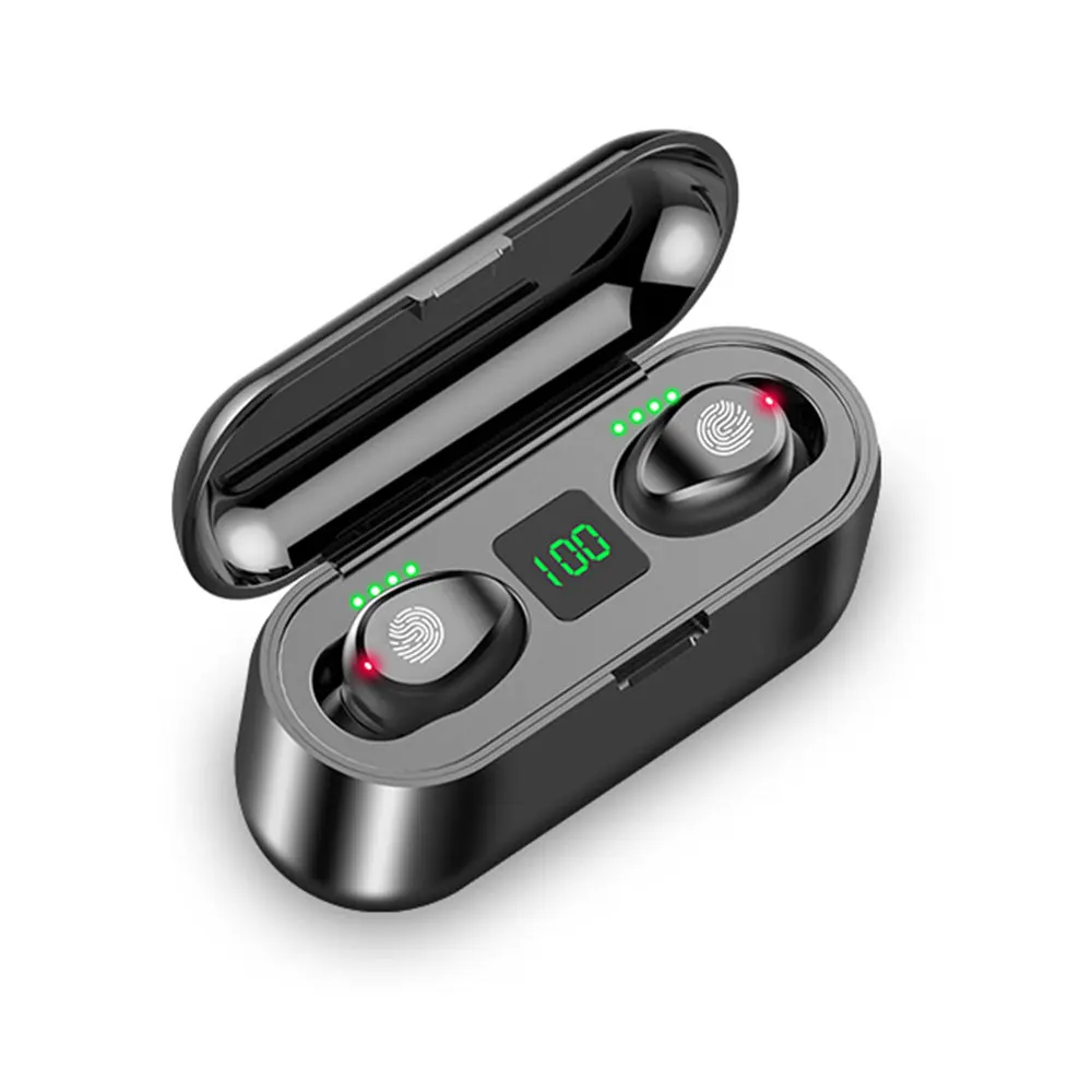 2021 Wireless Earbuds in ear Headphone Gaming Headset BT 5.0 TWS Wireless Earphones F9 auriculares kulaklk auricolares, Black
2021 Wireless Earbuds in ear Headphone Gaming Headset BT 5.0 TWS Wireless Earphones F9 auriculares kulaklk auricolares, Black