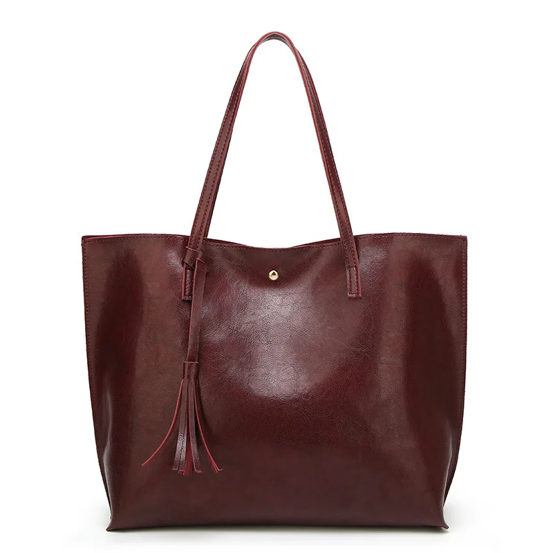 European and American fashion tassel shoulder bag handbag women large capacity, Customizable
European and American fashion tassel shoulder bag handbag women large capacity, Customizable