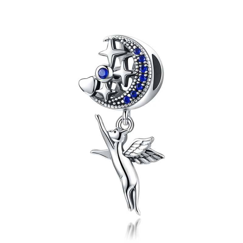 Genuine 925 Sterling Silver Flying Cat Pendant Animal Charm fit Original Silver Bracelet DIY
Genuine 925 Sterling Silver Flying Cat Pendant Animal Charm fit Original Silver Bracelet DIY