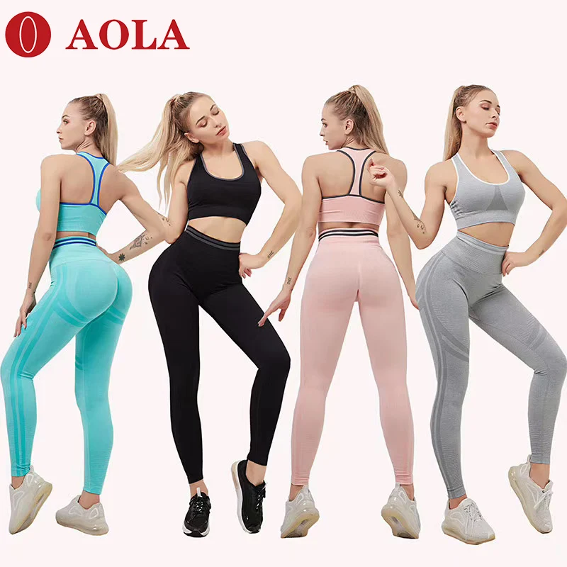 Aola Women High Waisted Workout Leggings and Bra Seamless Gym Sportswear Yoga Set, Black
Aola Women High Waisted Workout Leggings and Bra Seamless Gym Sportswear Yoga Set, Black