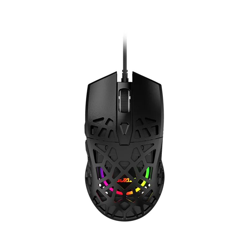 AJ339 RGB Lightweight Mice Symmetrical Ergonomic Honeycomb Design Computer Mechanical Mouse, Black
AJ339 RGB Lightweight Mice Symmetrical Ergonomic Honeycomb Design Computer Mechanical Mouse, Black