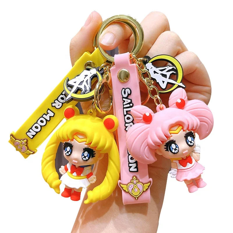 Hot Sale 3D Cartoon Anime Cute Sailor Moon Rubber Keychain Custom 3D Pvc Key Ring Sailor Moon Silicone Keychain For Girl
Hot Sale 3D Cartoon Anime Cute Sailor Moon Rubber Keychain Custom 3D Pvc Key Ring Sailor Moon Silicone Keychain For Girl