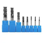 Solid Carbide 4 Flute End Mill Finishing 35 Degree Milling Cutter