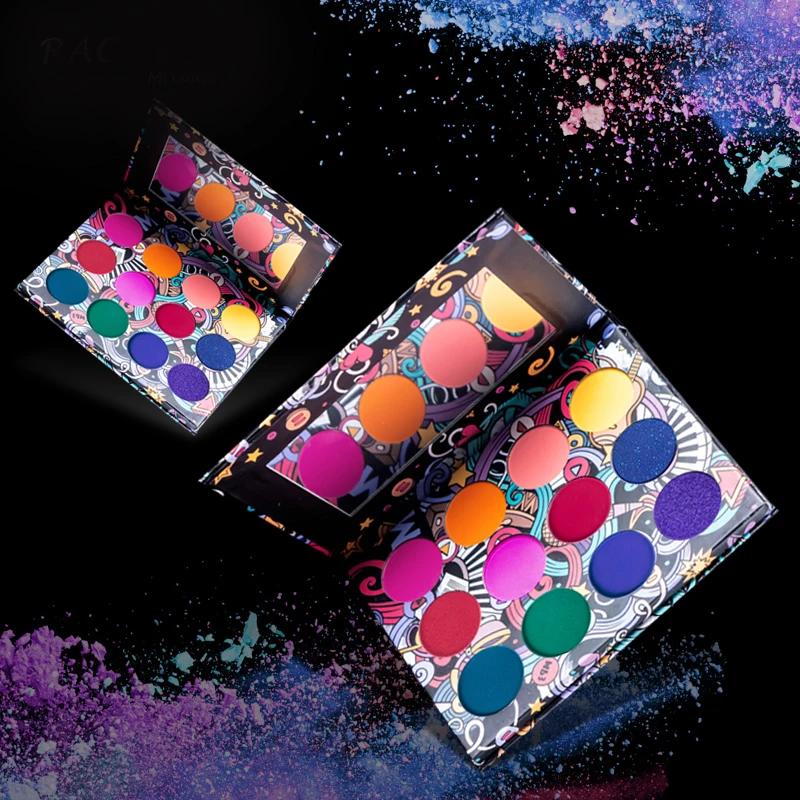 Longlasting Eyeshadow Palette Party Dance Cosplay Makeup 12 Colors High Pigment Eye Shadow Palette Powder Waterproof Can Oem/odm
Longlasting Eyeshadow Palette Party Dance Cosplay Makeup 12 Colors High Pigment Eye Shadow Palette Powder Waterproof Can Oem/odm