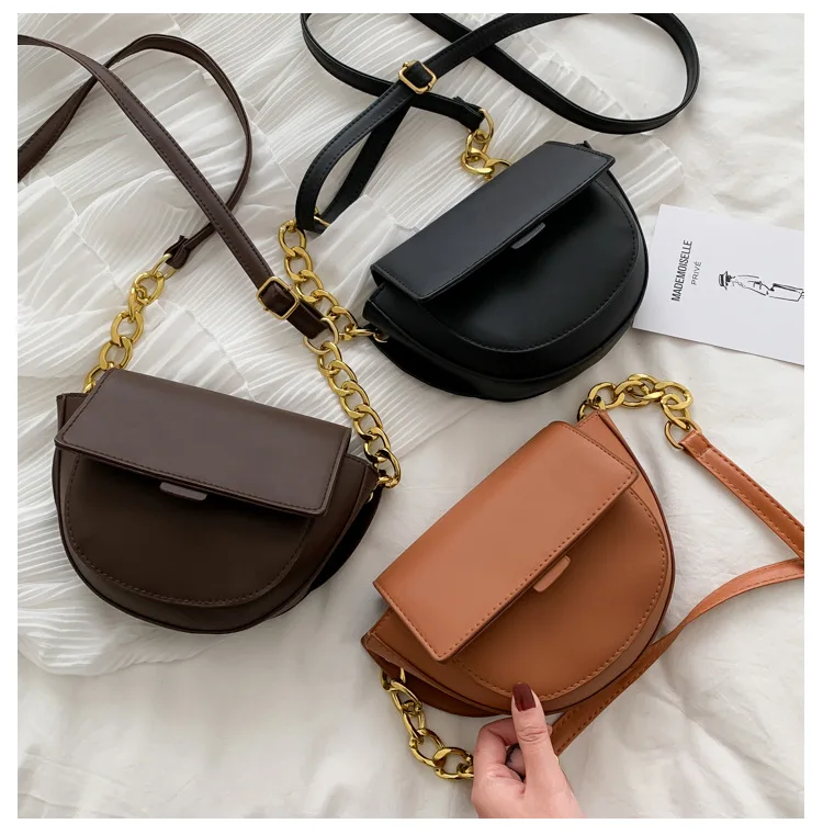 Retro bag female 2021 spring and summer new trendy wild shoulder chain bag fashion oblique saddle bag, As photo
Retro bag female 2021 spring and summer new trendy wild shoulder chain bag fashion oblique saddle bag, As photo