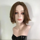 Unprocessed High quality European hair handmade 14 Natural European color
