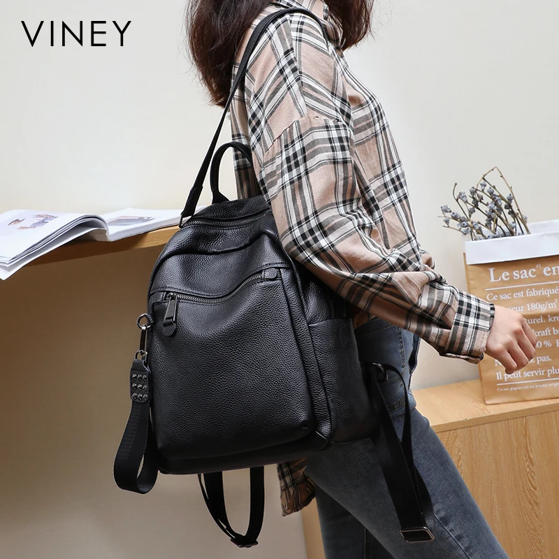 New fashion Large Capacity Custom Ladies Backpack School Bag for Girls Women Travel Genuine Leather Backpacks, Black
New fashion Large Capacity Custom Ladies Backpack School Bag for Girls Women Travel Genuine Leather Backpacks, Black