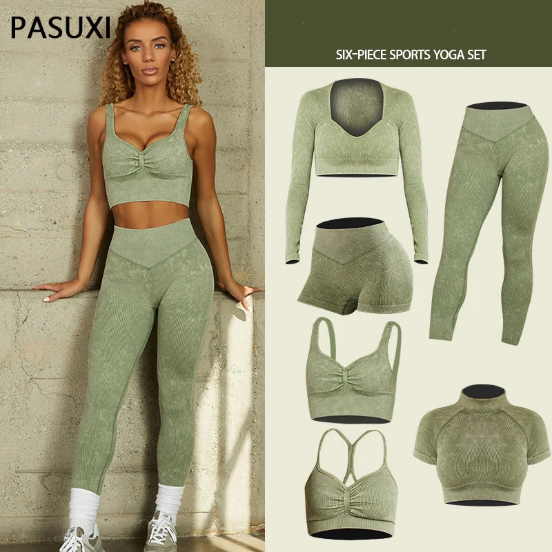 PASUXI In Stock Custom Plus Size Sports Ladies Gym Yoga Suit Activewear Workout Clothing Women Active Wear Yoga Set
PASUXI In Stock Custom Plus Size Sports Ladies Gym Yoga Suit Activewear Workout Clothing Women Active Wear Yoga Set