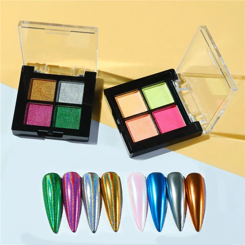4 Colors Solid Aurora Mirror Effect Glitter Powder Nail Art Pigments Dust Manicure Design Accessory Supplies
4 Colors Solid Aurora Mirror Effect Glitter Powder Nail Art Pigments Dust Manicure Design Accessory Supplies