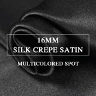 16mm Satin 100% melberry silk fabric for fashion women dress