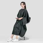 Custom print LOGO salon Polyester white hair cutting barber cape