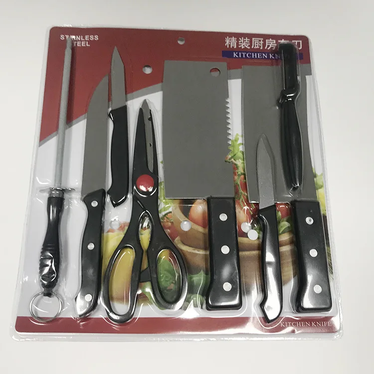 Super worthy 4PCS 8PCS knife set combination Kitchen cutlery Blister packing knife set
Super worthy 4PCS 8PCS knife set combination Kitchen cutlery Blister packing knife set