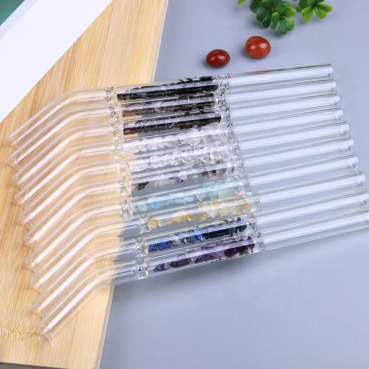 Eco Friendly Reusable Natural Gemstone Healing Crystal Elixir Water Drinking Glass Straw
Eco Friendly Reusable Natural Gemstone Healing Crystal Elixir Water Drinking Glass Straw