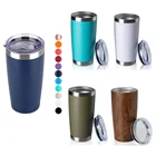 Wholesale Double Wall 20 Oz Stainless Steel Vacuum Insulated Pink Tumbler Cups With Lid With Straw