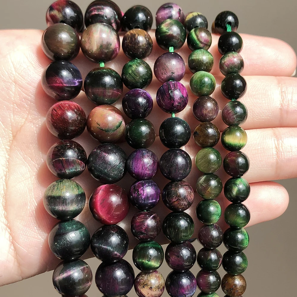High Quality 6/8/10mm Natural Round Green Colorful Tiger Eye Stone Beads for Jewelry DIY Making Bracelet
High Quality 6/8/10mm Natural Round Green Colorful Tiger Eye Stone Beads for Jewelry DIY Making Bracelet