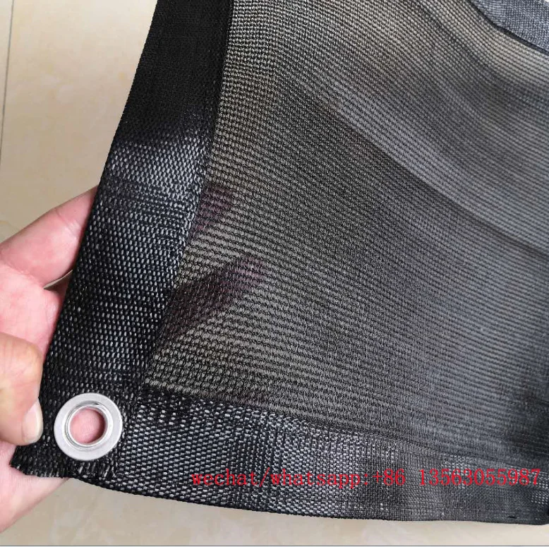 Supplier with eyelets mono 160gsm 3mx50m PE UV taped black color sun shade net and cloth, Black mono add black mono
Supplier with eyelets mono 160gsm 3mx50m PE UV taped black color sun shade net and cloth, Black mono add black mono
