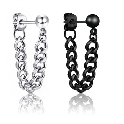 2021 Hypoallergenic Earrings Punk Rock Jewelry Tiny Ball Chain Tassel Earrings For Woman, Picture shows
2021 Hypoallergenic Earrings Punk Rock Jewelry Tiny Ball Chain Tassel Earrings For Woman, Picture shows
