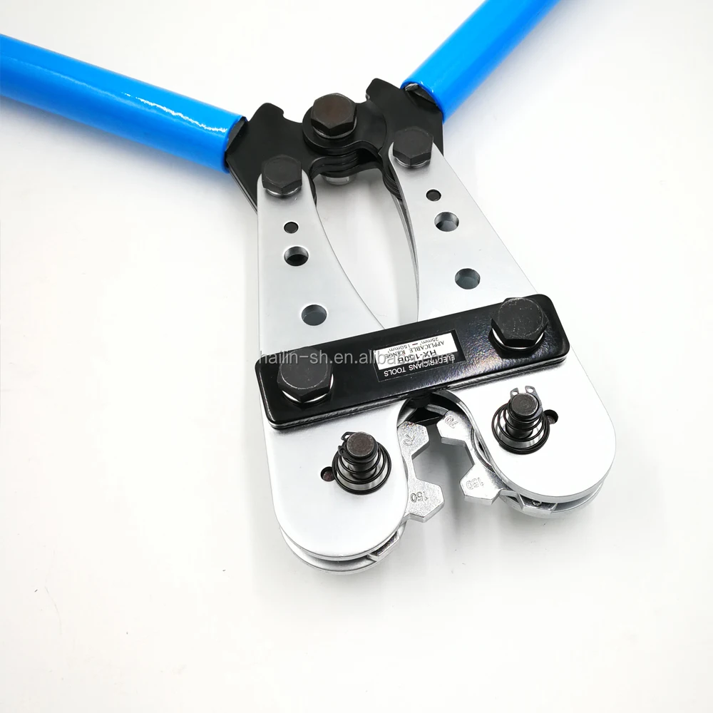 Kìm Uốn Hạng Nặng Công Cụ HX-150B Hướng Dẫn Sử Dụng Cáp Cách Điện Lug Dây Crimper