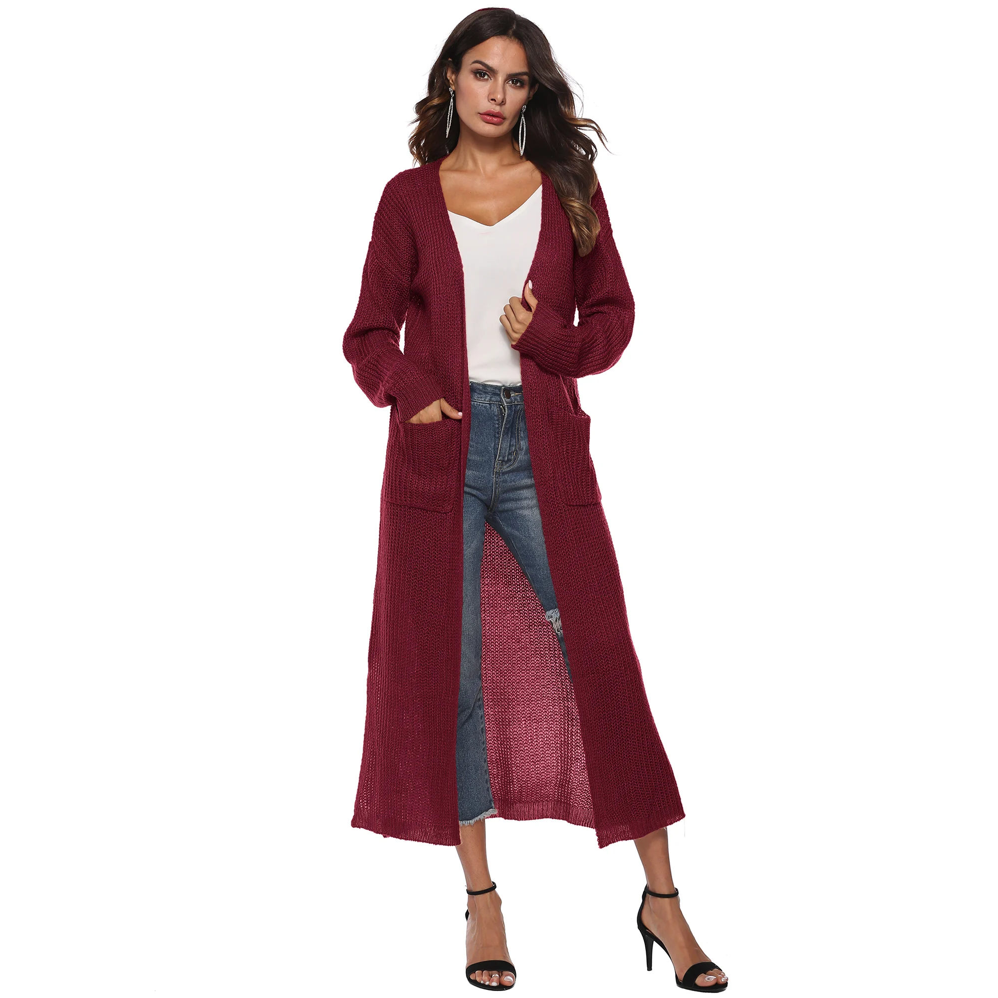 OEM/ODM Long Cardigan With Split Large Pocket Thick Women Autumn Fashion Long Knitted
OEM/ODM Long Cardigan With Split Large Pocket Thick Women Autumn Fashion Long Knitted