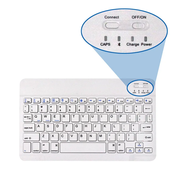 Competitive Hot Sell blue tooth Mini Portable 10 inch Tablet Keyboard for Macbook teclado BT Wireless Keyboard, White black
Competitive Hot Sell blue tooth Mini Portable 10 inch Tablet Keyboard for Macbook teclado BT Wireless Keyboard, White black