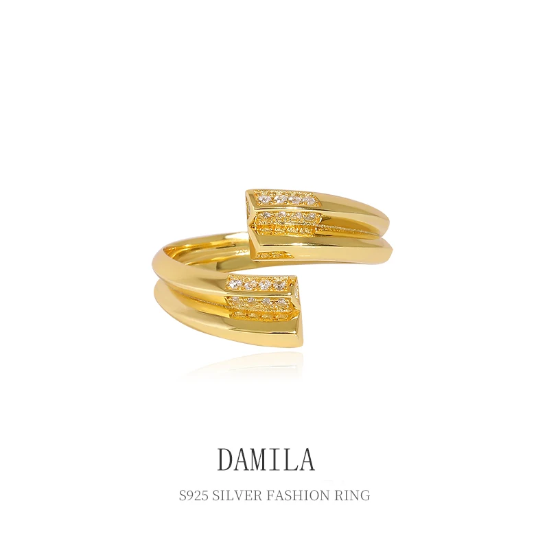 OEM ODM 925 Sterling Silver 18K Gold Plated Cubic Zirconia Pave Geometric Chunky Open Rings Adjustable
OEM ODM 925 Sterling Silver 18K Gold Plated Cubic Zirconia Pave Geometric Chunky Open Rings Adjustable