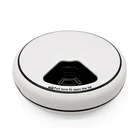 2020 new round 5 meals round Battery dogs innovative pet products automatic cat food dispenser auto cat food feeder
