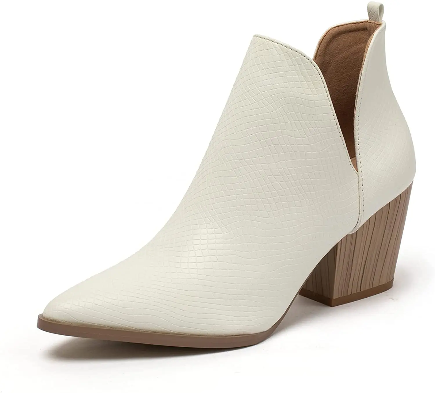 Wholesale 2021 Fashion Heeled Cutout Pointed Toe Booties Chunky Heels Leopard Nude Short Ankle Boots For Ladies Mature Women, 5 color
Wholesale 2021 Fashion Heeled Cutout Pointed Toe Booties Chunky Heels Leopard Nude Short Ankle Boots For Ladies Mature Women, 5 color