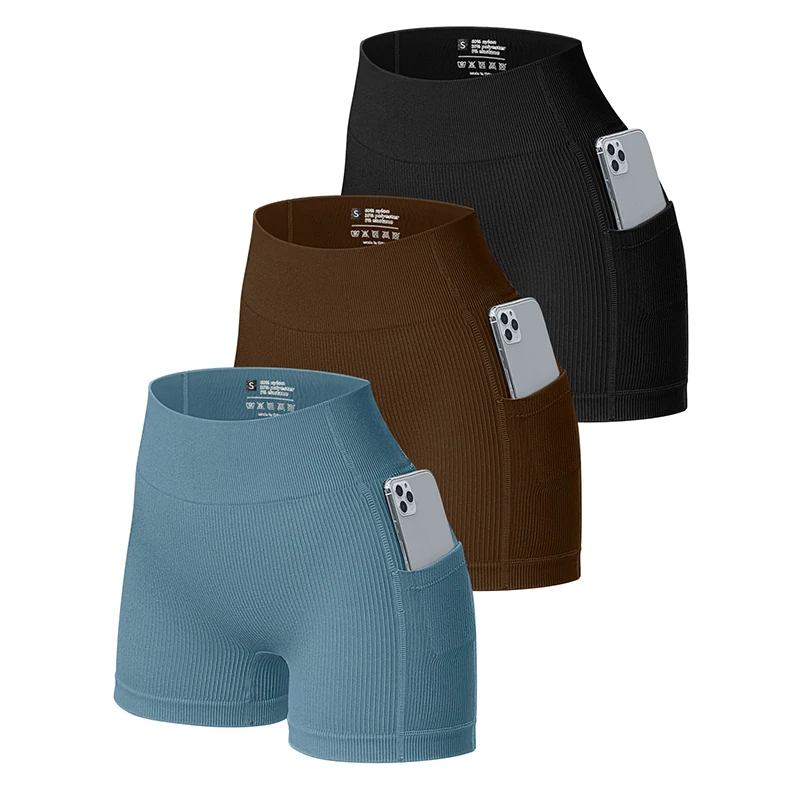 INS new seamless tight sportswear women's fashion fitness side pocket yoga wear shorts
INS new seamless tight sportswear women's fashion fitness side pocket yoga wear shorts