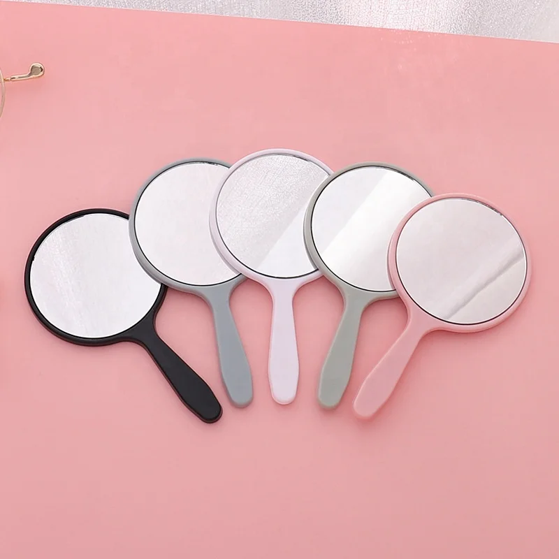 Portable Handheld Mini Pocket Mirror Smart Makeup Mirror, White black pink green blue
Portable Handheld Mini Pocket Mirror Smart Makeup Mirror, White black pink green blue