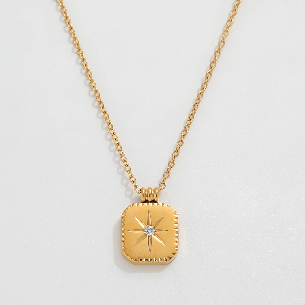 Joolim Zirconia Shining Star Square Pendant Necklace Stainless Steel Necklace Jewelry Wholesale
Joolim Zirconia Shining Star Square Pendant Necklace Stainless Steel Necklace Jewelry Wholesale