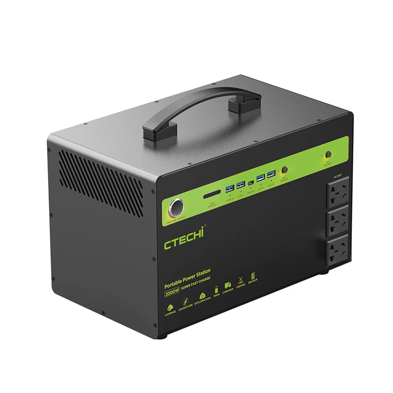 Rechargeable sine wave generator 2000w portable power station lifepo4 Outdoor Solar 110v portable power station portable
Rechargeable sine wave generator 2000w portable power station lifepo4 Outdoor Solar 110v portable power station portable