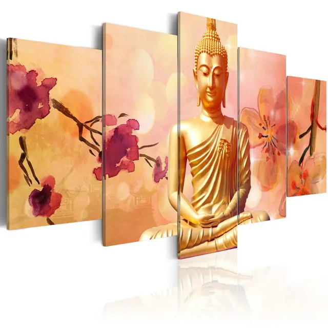 Decorative Buddha Home Decoration Waterfall Custom 5 Panel Printer Beautiful Scenery Drawing Chinese Canvas Oil Painting
Decorative Buddha Home Decoration Waterfall Custom 5 Panel Printer Beautiful Scenery Drawing Chinese Canvas Oil Painting