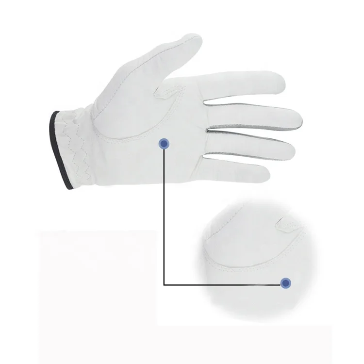 Custom logo Genuine Leather Golf Glove 
Custom logo Genuine Leather Golf Glove