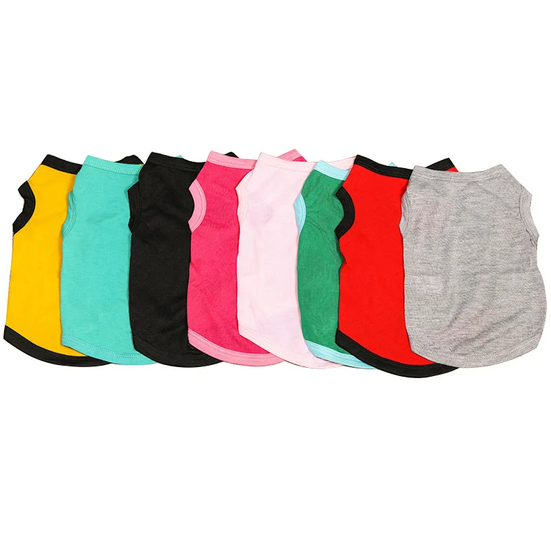Wholesale cute fashion summer pure color dog clothes cotton blank pet shirt pet vestWholesale cute fashion summer pure color dog
Wholesale cute fashion summer pure color dog clothes cotton blank pet shirt pet vestWholesale cute fashion summer pure color dog