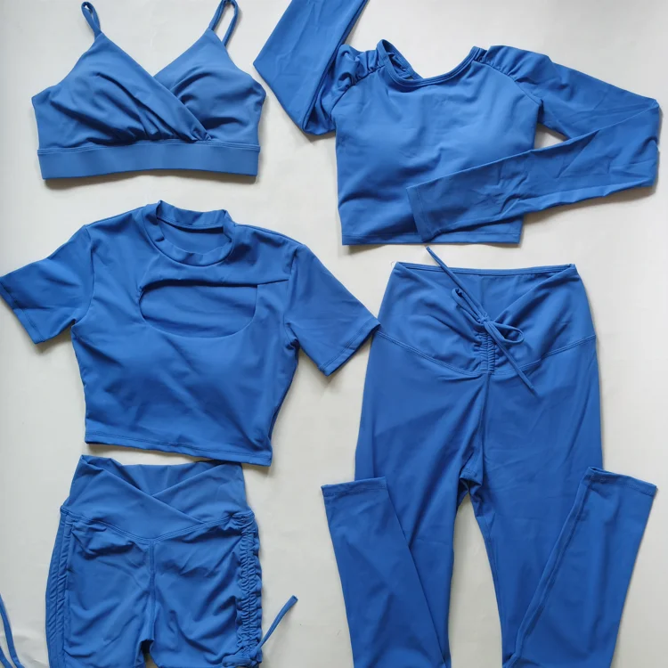 5PCS Free Combination Activewear Fitness Clothing Workout Outfit Gym Suit Long Sleeves Yoga Set for Women, As shown
5PCS Free Combination Activewear Fitness Clothing Workout Outfit Gym Suit Long Sleeves Yoga Set for Women, As shown