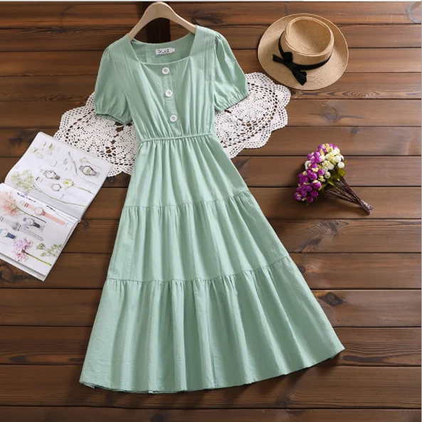 2021 Next Spring Fashion Women Clothing Cute Ladies Outdoor Sweet Solid High waist shein casual women Dresses
2021 Next Spring Fashion Women Clothing Cute Ladies Outdoor Sweet Solid High waist shein casual women Dresses