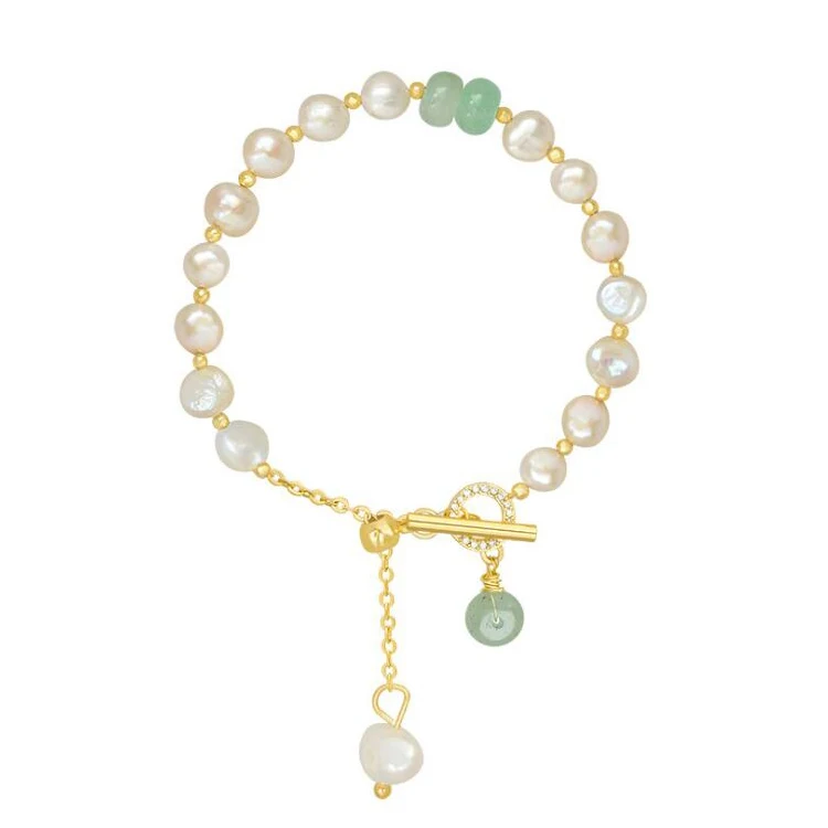 14K real gold plating bracelets for women jewelry natural Jade bracelet freshwater Pearl bracelet
14K real gold plating bracelets for women jewelry natural Jade bracelet freshwater Pearl bracelet