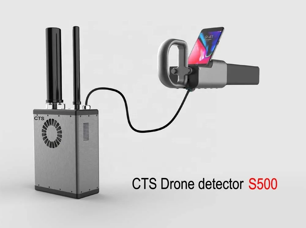 CTS 2km Backpack drone detector UAV locator 360 degrees detection system