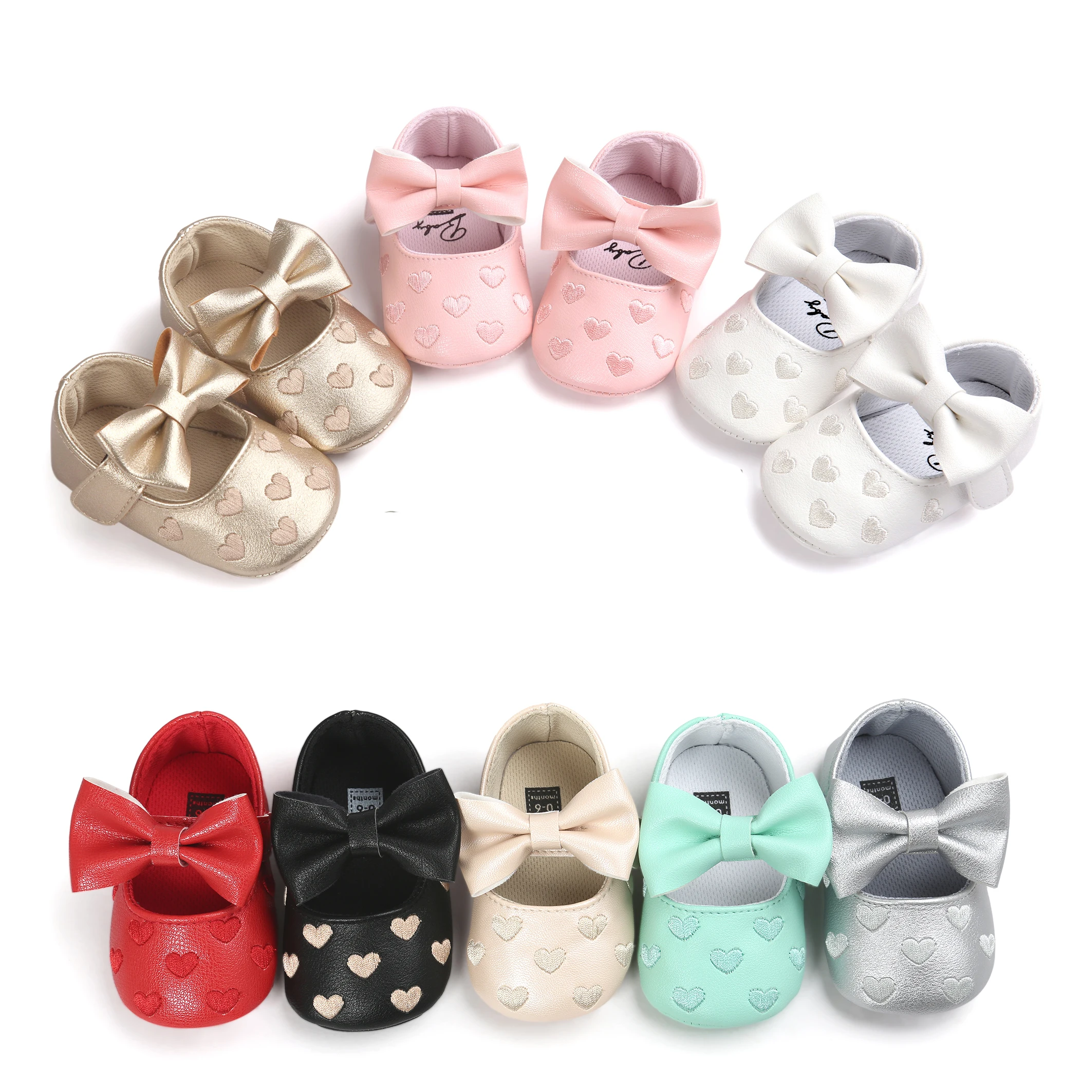 New fashion PU Leather heart-shaped cute bowknot princess dress baby girl shoes, 8 colors
New fashion PU Leather heart-shaped cute bowknot princess dress baby girl shoes, 8 colors