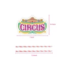 Circus Happy Birthday Banner Carnival Themed Baby Shower Kids Birthday Party Supplies Decoration