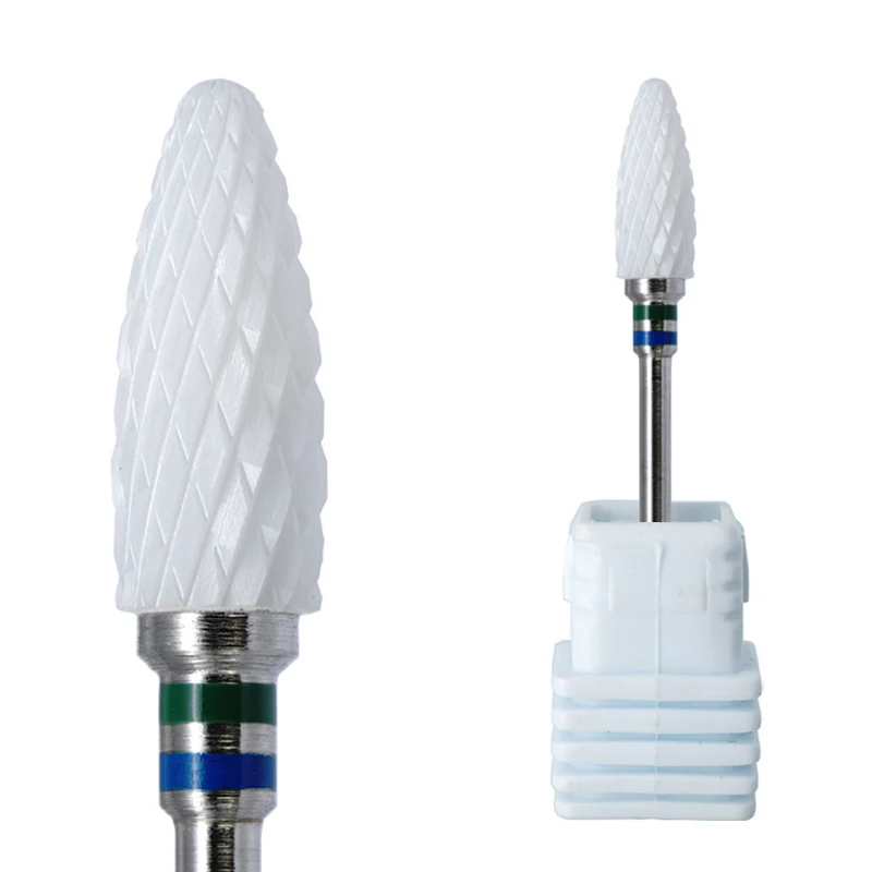 CY Bullet Bur Ceramic Bit Manicure Kit Pedicure Tool Nail Art Nail Salon, White
CY Bullet Bur Ceramic Bit Manicure Kit Pedicure Tool Nail Art Nail Salon, White