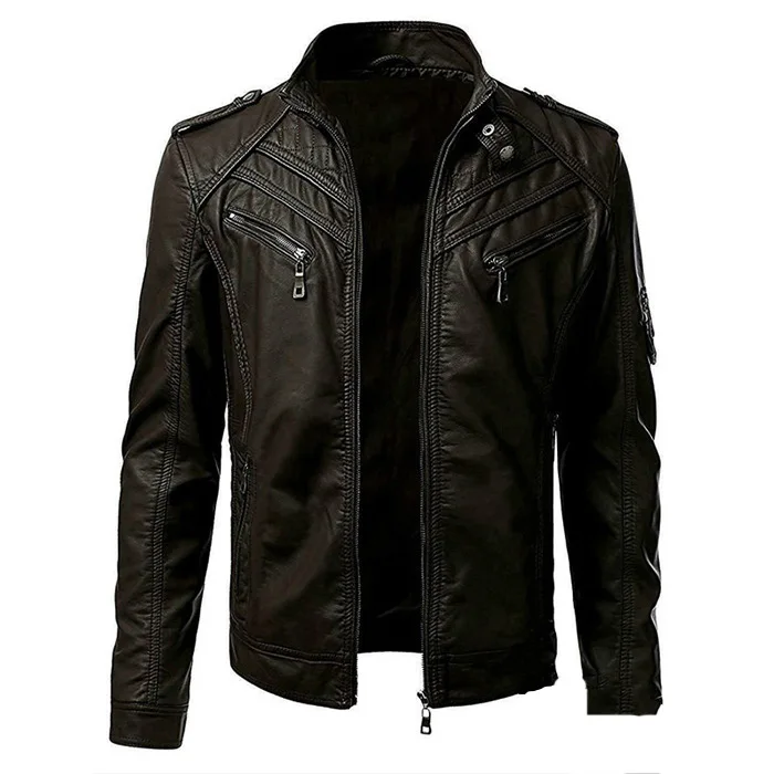 2021 winter plus size black winter windproof motorcycle leather jacket casual leather jacket for men, 2colors
2021 winter plus size black winter windproof motorcycle leather jacket casual leather jacket for men, 2colors