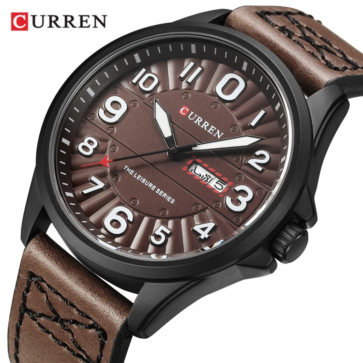 

CURREN 8269 Men Wrist Watch Man Top Brand Luxury Sports Male Watches Leather Army Military Mens Wristwatch Relojes Hombre